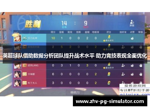 英超球队借助数据分析团队提升战术水平 助力竞技表现全面优化